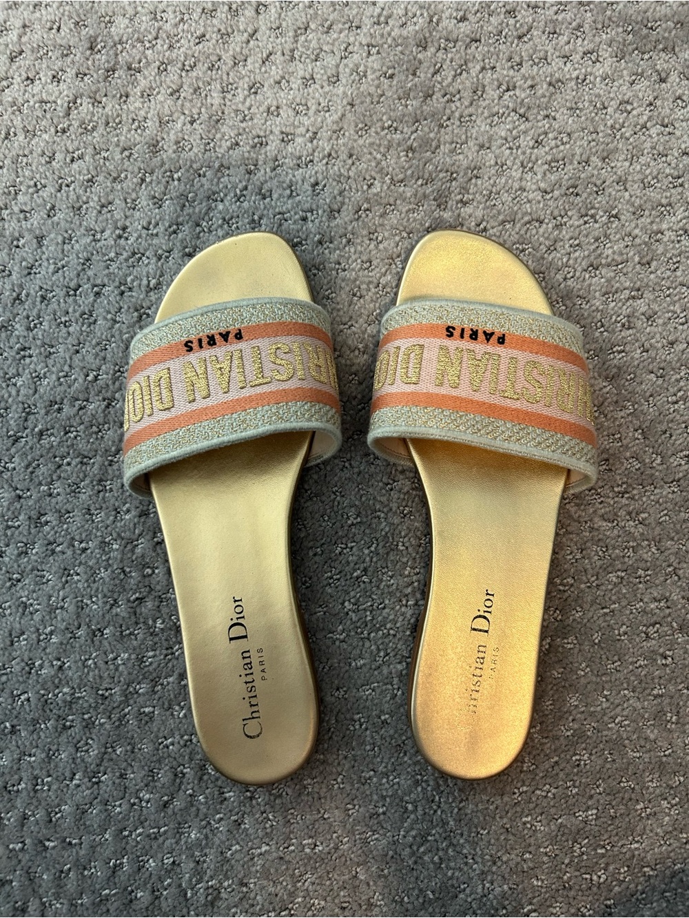Christian Dior DWay sandals sz 38